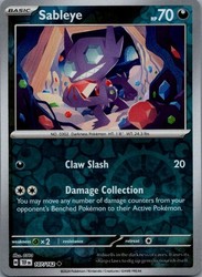 Sableye 107/162 Temporal Forces Reverse Holo