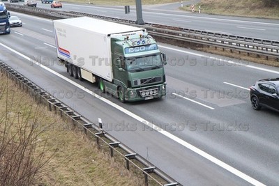 LKW Foto Volvo FH16 660 Kühlsattelauflieger Polen grün #l1dy