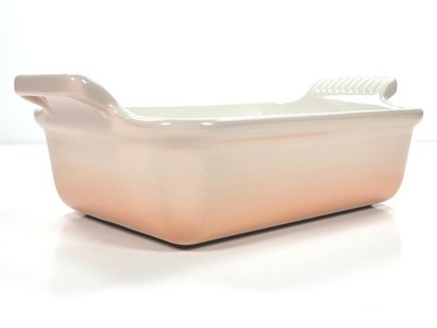 Le Creuset Stoneware Heritage Small Rectangular Bake Dish 19cm / 1qt ~ PECHE