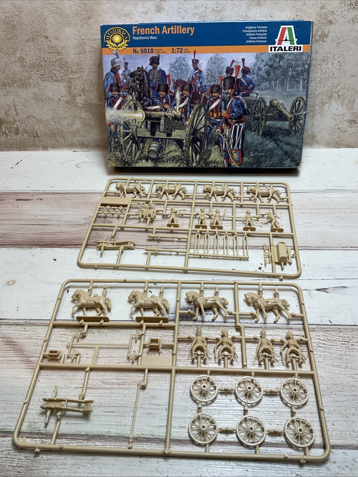 Italeri #6018 French Artillery, Napoleonic Wars, 1:72.