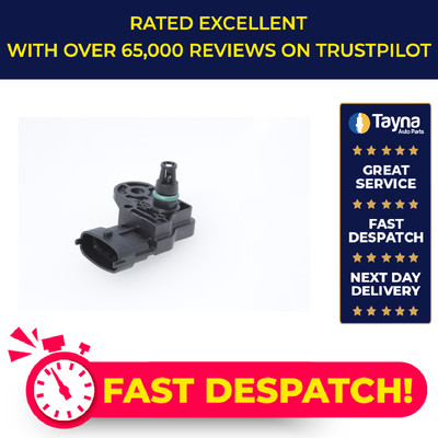 Boost Pressure Sensor fits FIAT BRAVO Mk2 198AXF 1.4 10 to 14 Bosch 55238125 New