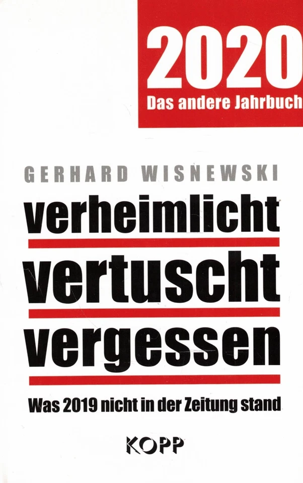 Wisnewski, verheimlicht vertuscht vergessen, was 2019 nicht in der Zeitung stand - Bild 1 von 1