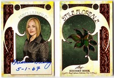 Priscilla Presley 2024 Leaf History Book Pop Culture Auto /25 Elvis Wedding Date