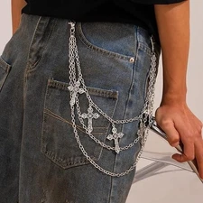 Heavy Duty Metal Wallet Chain for Men, Women, Boys, and Girls