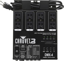 CHAUVET DJ DMX-4 LED Lighting Dimmer/Relay Pack Lighting Accessories