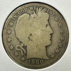 1900-O 50C Barber Half Dollar, Contains 0.3617oz of SILVER (88237)