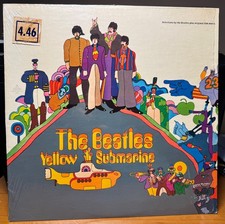 BEATLES Yellow Submarine LP Apple SW-153 Original 1969 Los Angeles SHRINK VG++