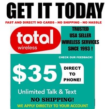  35 TOTAL WIRELESS   FAST- DIRECT PHONE   GET IT TODAY    TRUSTED USA SELLER