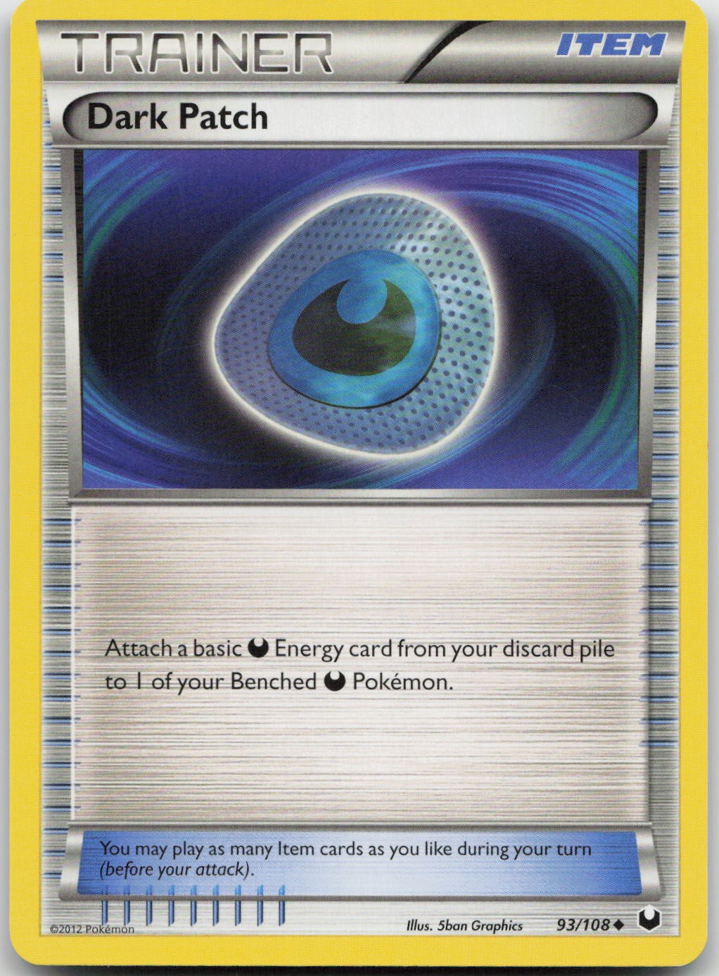 Pokemon Dark Patch Dark Explorers 93/108 LP