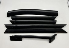 Satz Zierleisten Türen Instrumententafel 6 Stück schwarz BMW 3er (E46)