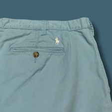 Men  s Polo Ralph Lauren Size 42T Chino Shorts Casual Light Blue Classic Fit