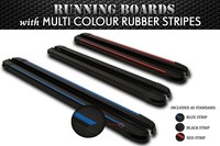 Schwarze LauffläChen MY3 FüR Ford Transit MK7 Lwb 2007 - 2014 Van Seitenschritte