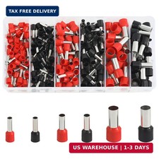 240PCS Insulated Copper Wire Ferrules Kit,AWG10-12/AWG8/AWG4 Ferrule Connectors
