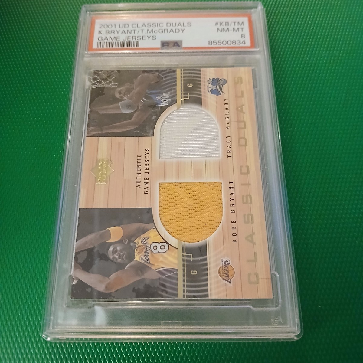 2001-02 Upper Deck - Classic Duals Kobe Bryant, Tracy McGrady #KB