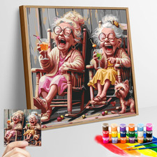 Paint by Numbers Kit for Adults-Color Beginner Adults' DIY Paint on Canvas 20X20