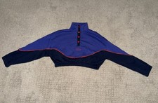 Nike Icon Clash Big Girls Cropped Sweatshirt Sz Small Retro Colorblock Pullover
