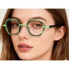 Acetate Titanium Eyeglass Frames Man Woman Square Frames Retro Glasses