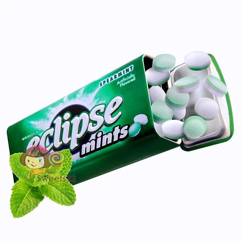 Wrigley’s Eclipse Chewy Mints Sugar-Free 35g – 8 Tins Bulk Pack (Flavor Choice)