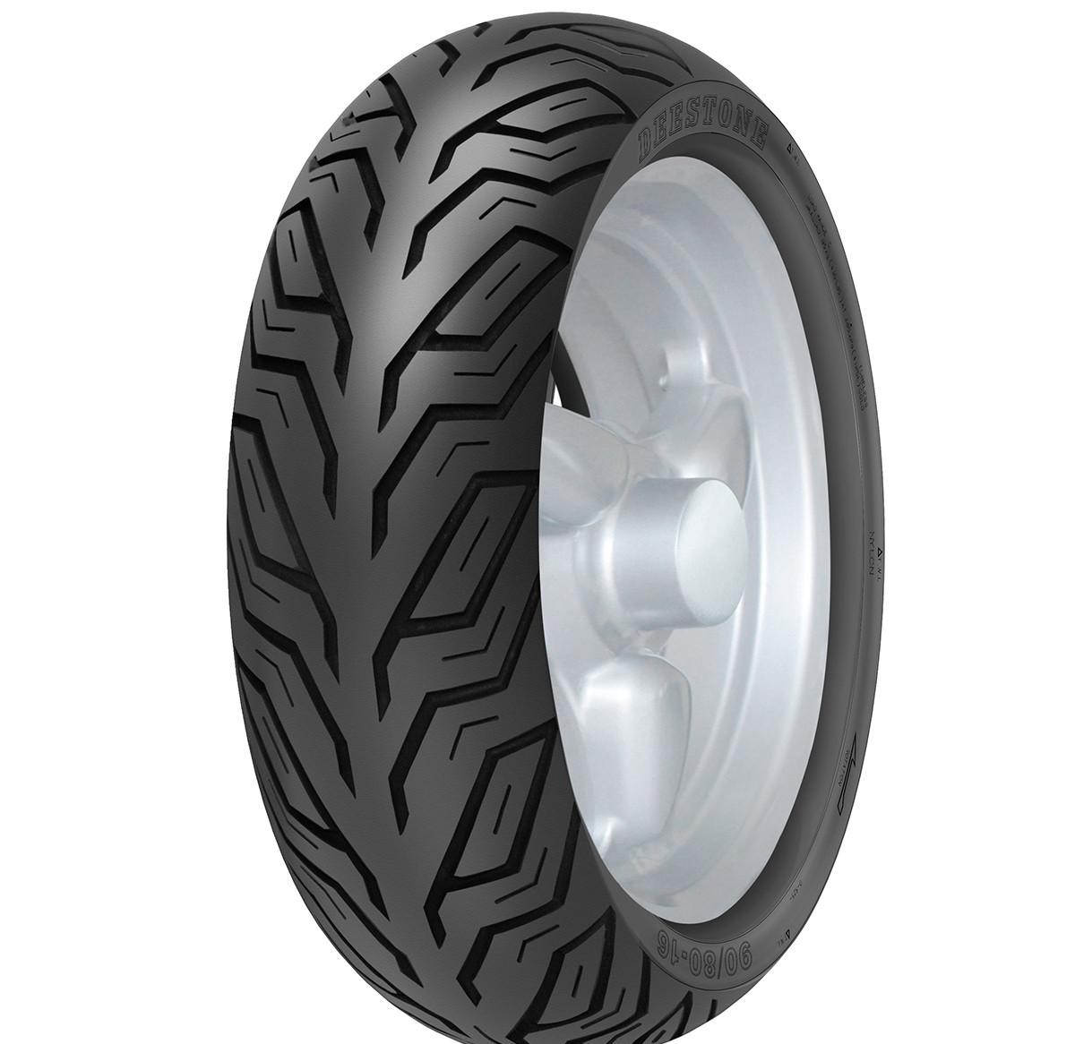 Pneu scooter 120/70x12 58P Deestone anti-glissage pour rouler sous la pluie en sécurité