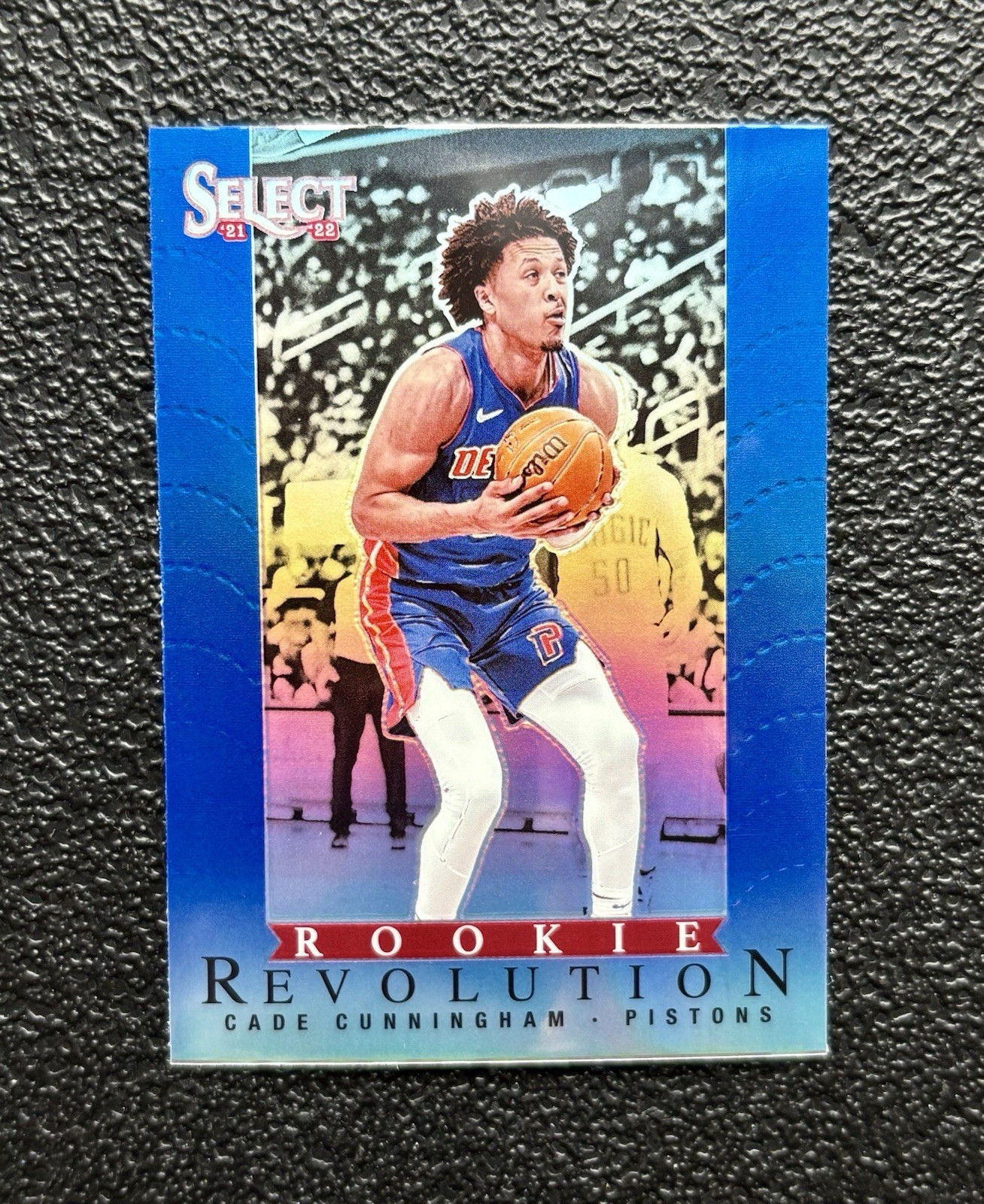 2021-22 Select CADE CUNNINGHAM Blue Prizm Rookie Revolution RC #25 *Pistons