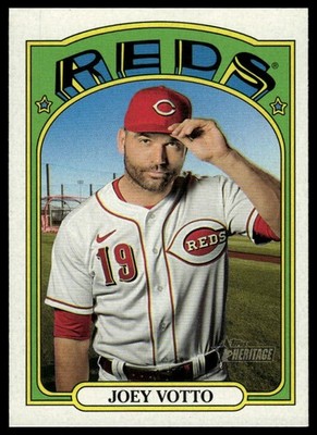 Joey Votto 2021 Topps Heritage #45 Cincinnati Reds