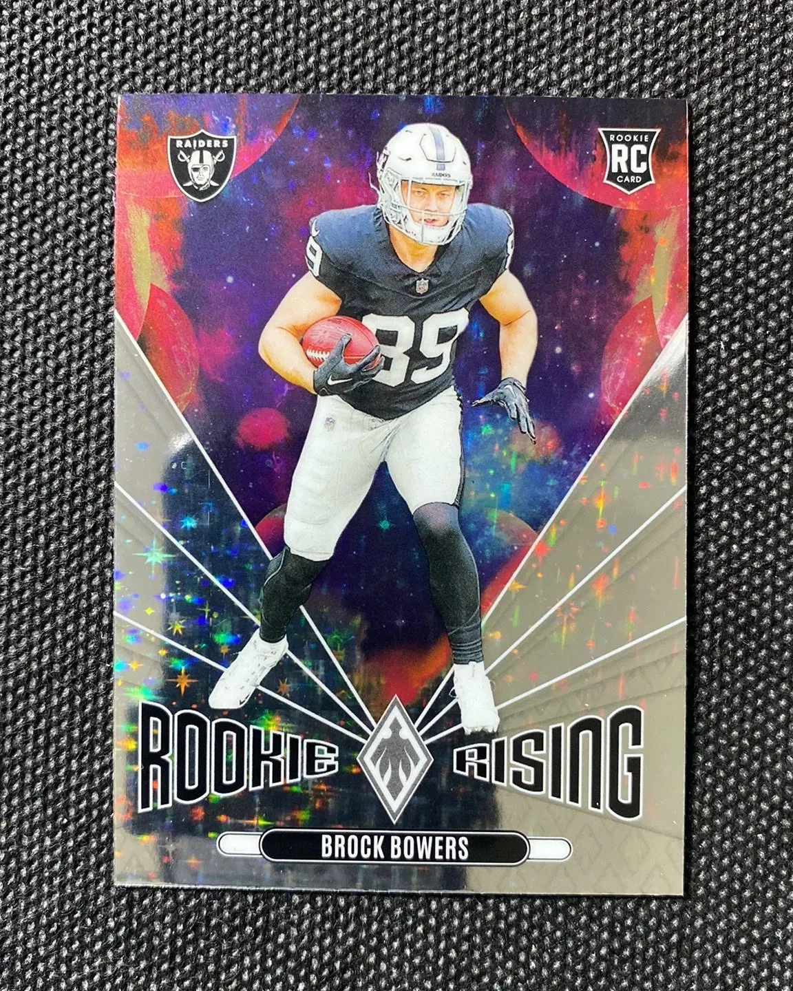 2024 Panini Phoenix Rookie Rising RC Stars Brock Bowers Raiders GL12