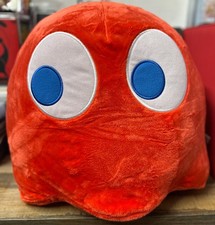  New 15.5" Blinky Ghost Pac-Man Red Giant Plush Bandai Namco w/ Tag s 
