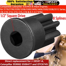 J-38587-A Engine Barring Socket Turning Tool Alt. for CAT 3200 3406 C13 C15 C16