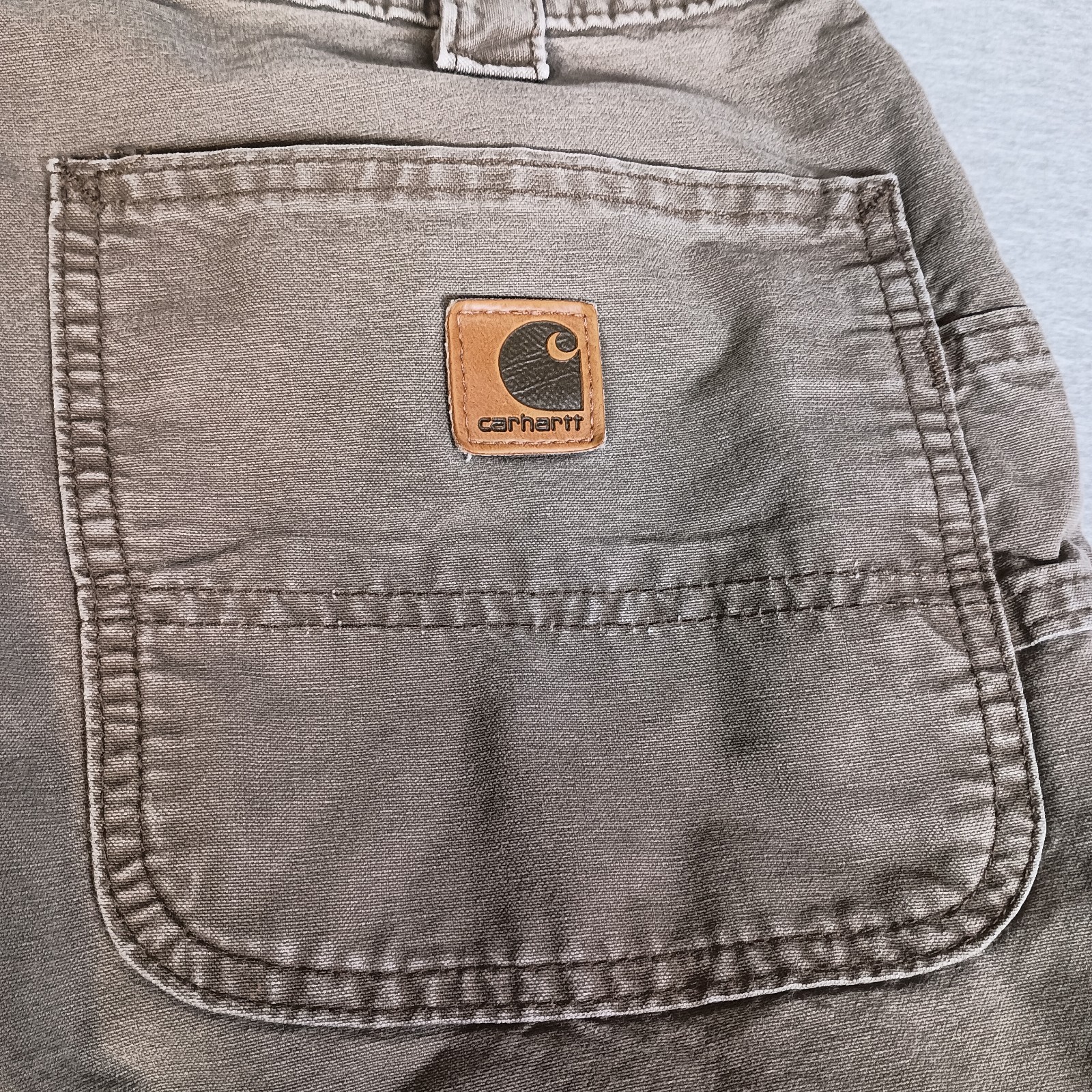 Carhartt Men’s 32x30 Carpenter Canvas Utility Frayed Hem Outdoor Pants Fit 30x29 thumbnail 8