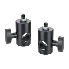2 Pieces 16mm Light Stand Head Mount, Rod Holder, 1/4-20 Thread Adapter, 3059
