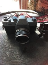 Mamiya Sekor 500 DTL 35mm Film Camera Leather Case Lens 50mm 176443