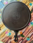 Griswold Erie Slant Logo #12 719 Restored Vintage Cast iron Skillet, Ghost Marks