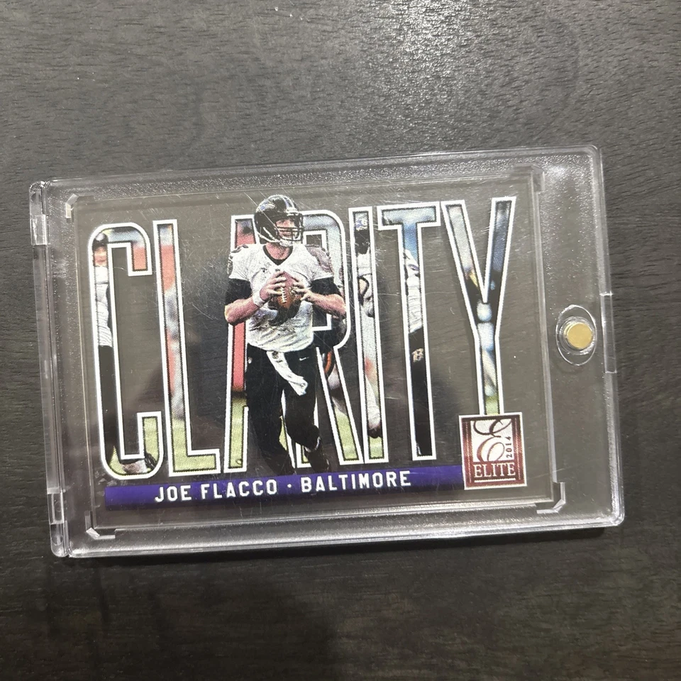2014 Panini Elite Football Joe Flacco #6 Clarity Acetate Insert - Image 2 of 3