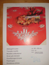 Abbügelmuster für eine Decke Weihnachten Kerzen, Kreuzstich, Sticken