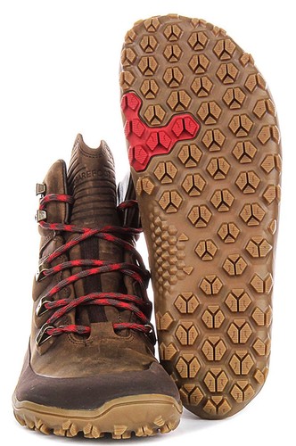 Vivobarefoot Tracker Cuero Agarre Térmico Mujer Botines Caqui Marrón 4-8 - Imagen 5 de 6