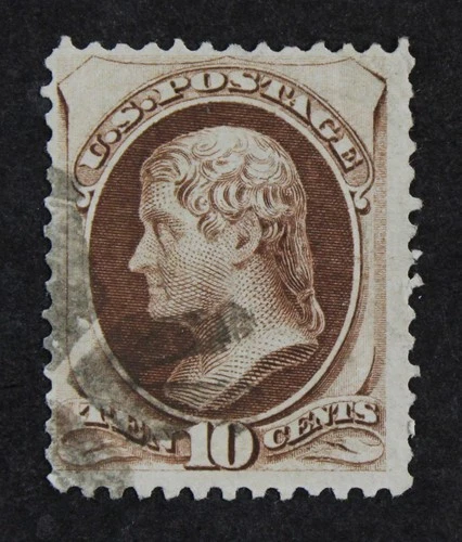 CKStamps: US Stamps Collection Scott#139 10c Jefferson Used CV$800
