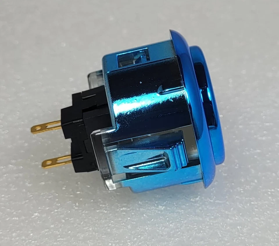 Япония Sanwa металлический синий кнопка x 8 штук OBSJ-30-JB видео аркады детали - Изображение 4 из 4