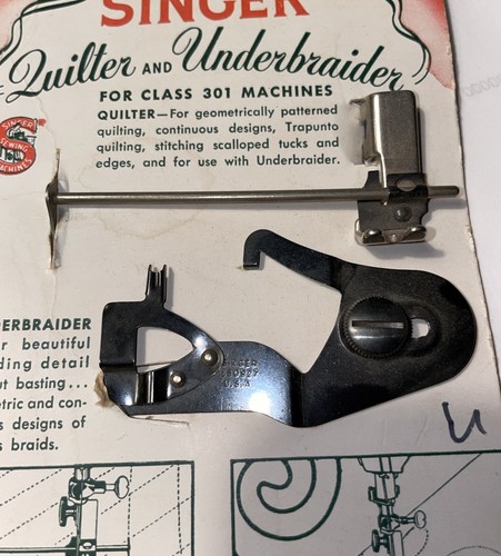 Vintage SINGER Quilter and Underbraider BLACKSIDE For 301/301a Sewing Machines - Picture 3 of 5