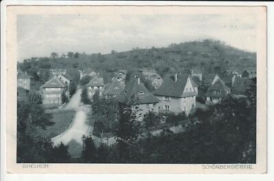 Postcard Bensheim on the Bergstraße, Schönbergertal 1920