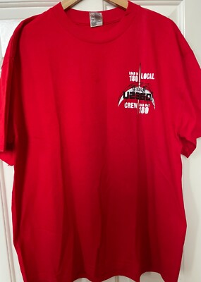 U2 - U2360o- Rare 2009 official Local Crew ''Load Out 180'' tour T-shirt (XL)