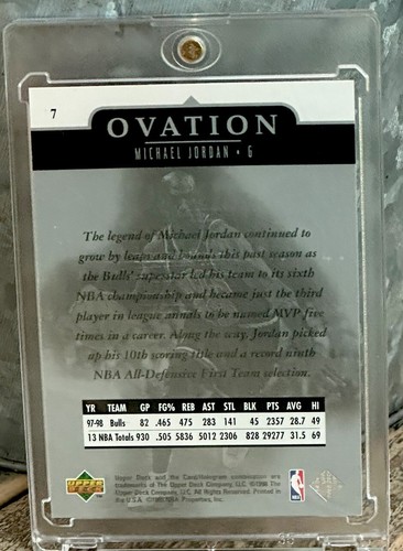 Michael Jordan Card 90’s INSERT RAINBOW HOLO FOIL RARE SP 🔥 BULLS JERSEY #23 - Picture 11 of 13