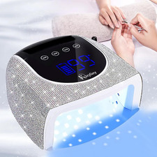 UV LED Nail Lamp,96W Rechargeable Cordless Nail Lamp Gel Polish UV Nail Lamp,Dia