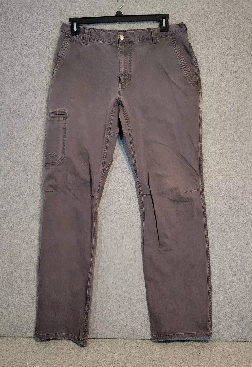 Arborwear Pants Mens 36x36 Gray Willow Flex Canvas Utility Distressed Faded  Work