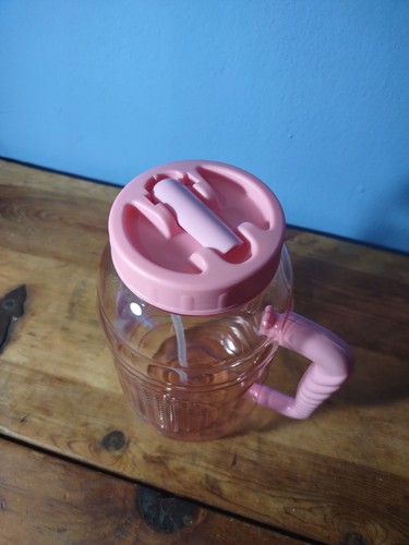 78 Fl Oz / 2.3 L Water Bottle Momentum Brands New Unused Pink BPA Free - Picture 2 of 4