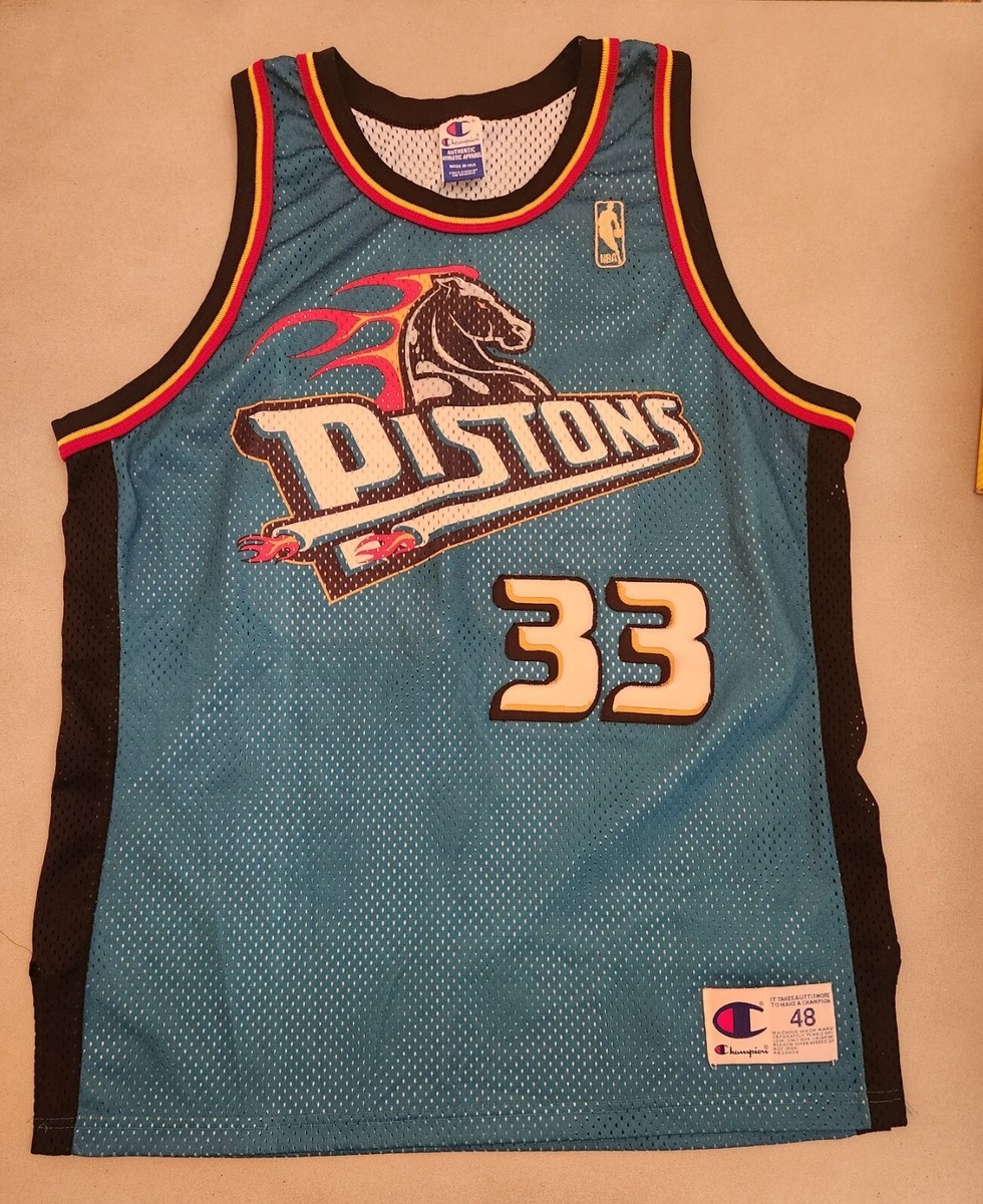 Grant Hill DETROIT PISTONS Authentic Gold 50th Jersey