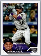 Ezequiel Tovar ROOKIE CARD - Colorado Rockies 2023 Topps Series 2  #651 -GEM
