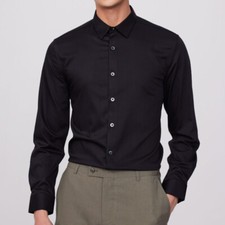 Camicia Da Uomo A Manica Lunga Regular Fit Business Casual Button Down