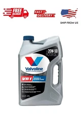 Valvoline VR1 Racing SAE 20W-50 High Performance High Zinc Motor Oil 5 QT