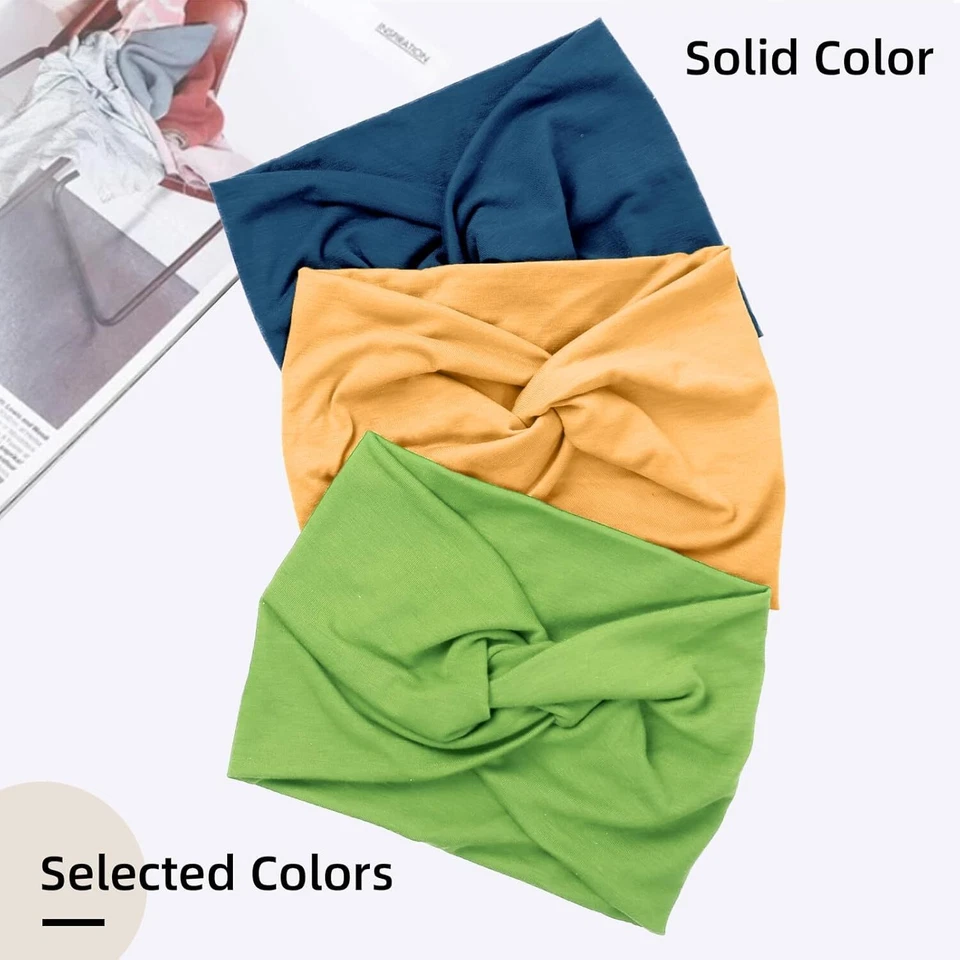 10 PCS Stretchy Headbands for Women for Sport Daily Life Yoga Workout new - Image 2 of 4