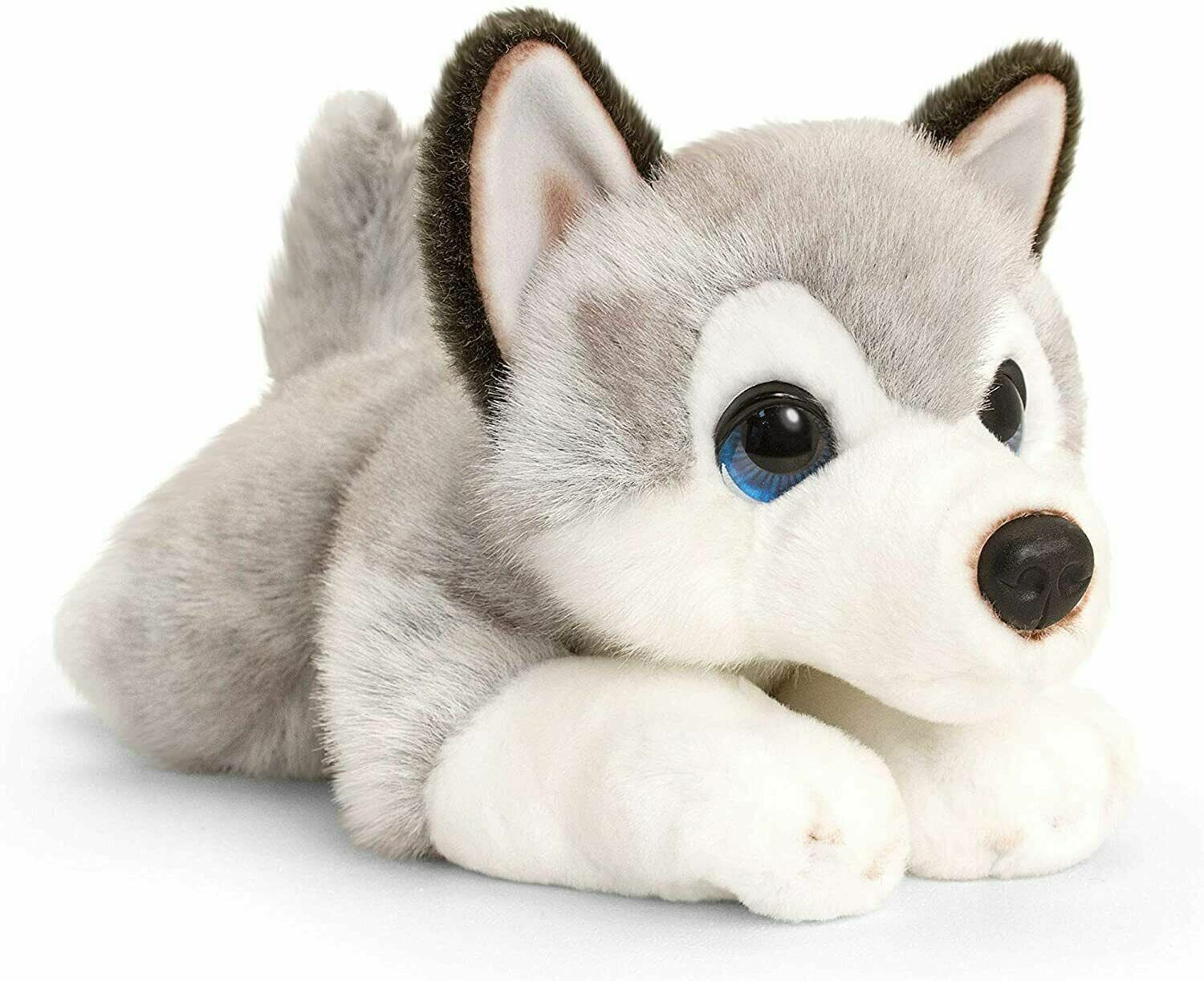 Husky Signature Cuddle Puppy 25cm Soft Toy Plush - Love Me Eyes Official
